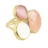 MYA BAY Ring trio roze