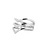MYA BAY Ring V Silver