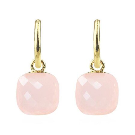 Guess Earrings orange stone