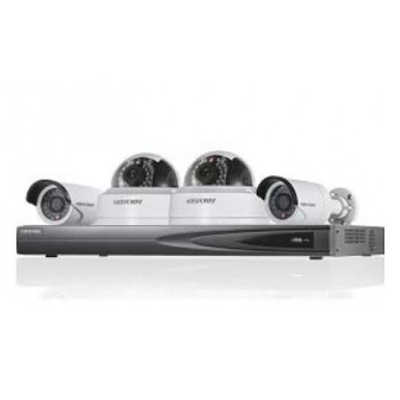 Hikvision DS-7604 IP KIT Recorder met 4x 1.3MP