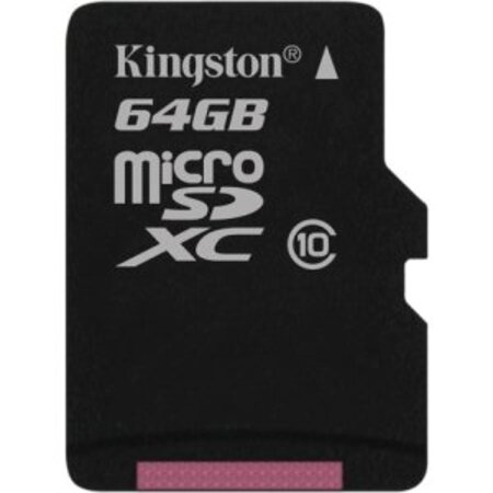 Kingston 64 GB microSD Extended Capacity (microSDXC) - Class 10