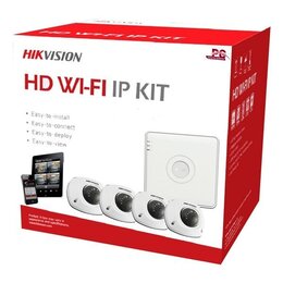 Hikvision WiFI HD camerasysteem met 4 Dome Camera's