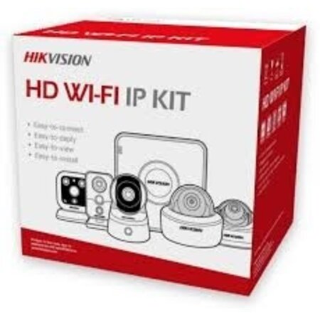 Hikvision WiFI HD camerasysteem met 2 Cube binnen Camera's