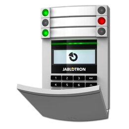 Jablotron JA-114E BUS codebedienpaneel met LCD, toetsenbord en RFID