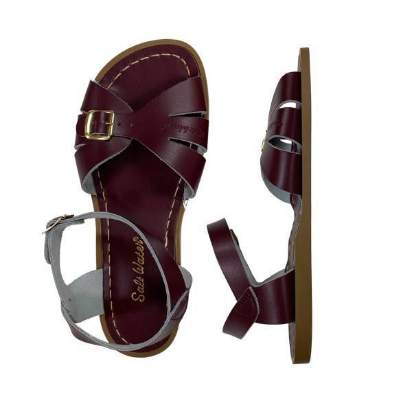 Salt water sandals adult classic claret - Wonder for kids