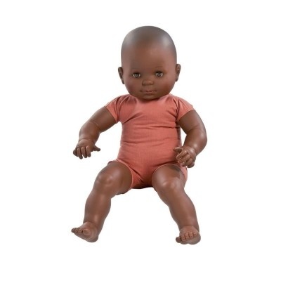 attent Vegen lekken Baby pop donker 60 cm - Wonder for kids