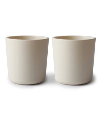 Mushie Mushie dinnerware cups ivory