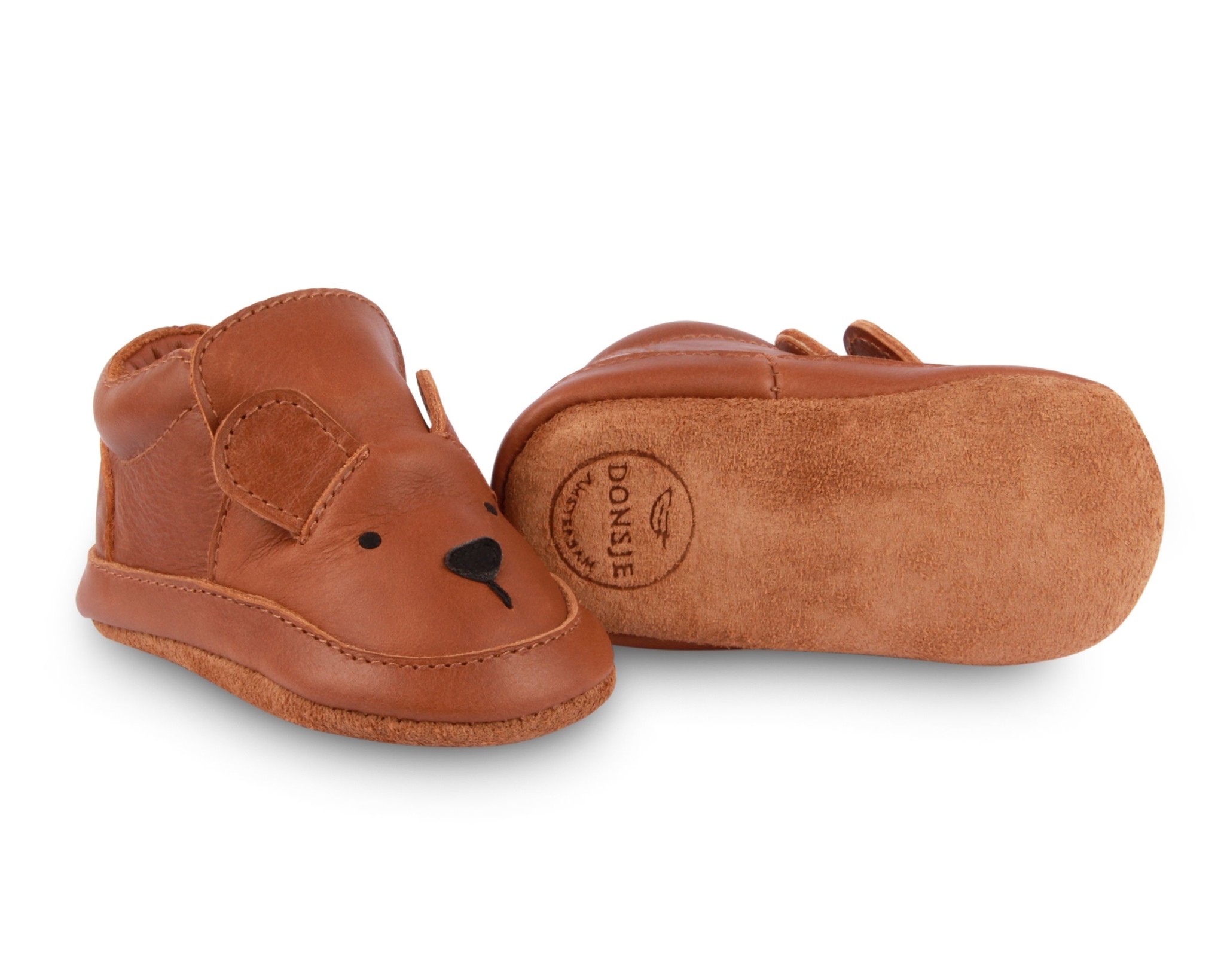 Donsje arty bear - cognac classic leather - Wonder for kids