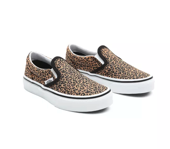 tiger print slip on vans