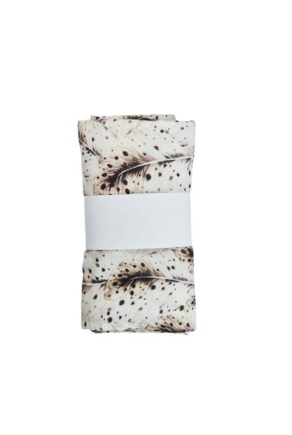 Mies & Co swaddle blanket soft feathers