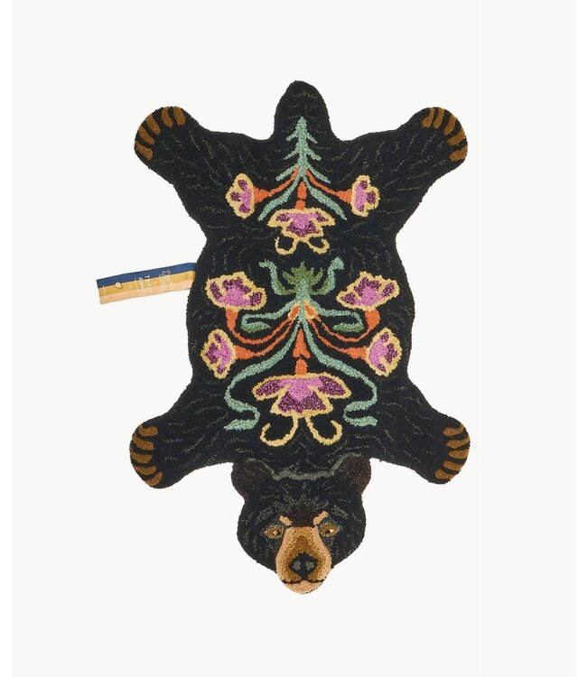 Doing Goods blooming bear rug small