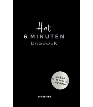 Het 6-minuten dagboek zwart