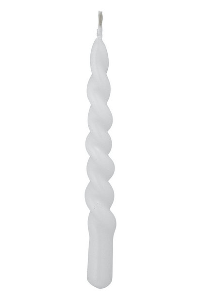 Bloomingville twist candles white parafin