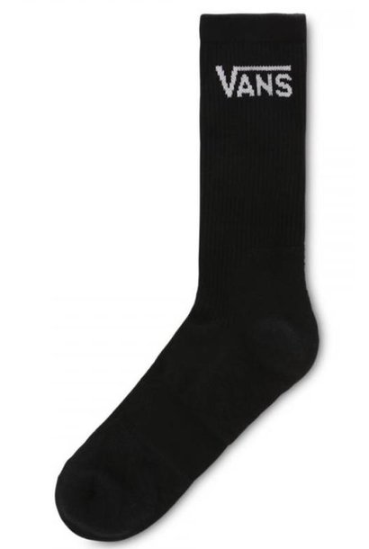 Vans classic crew socks black