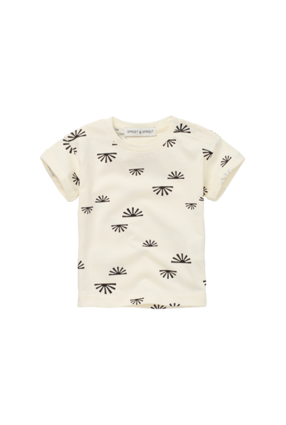 Sproet & Sprout baby t-shirt print sunshine summer white