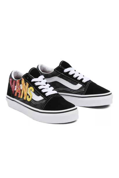 vans white flame