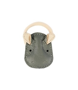 Donsje Donsje josy haarelastiek hippo green bay leather