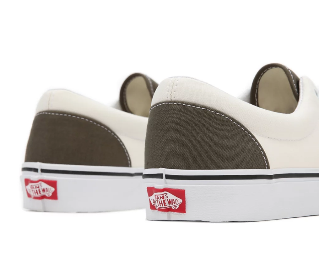 vans khaki slip on