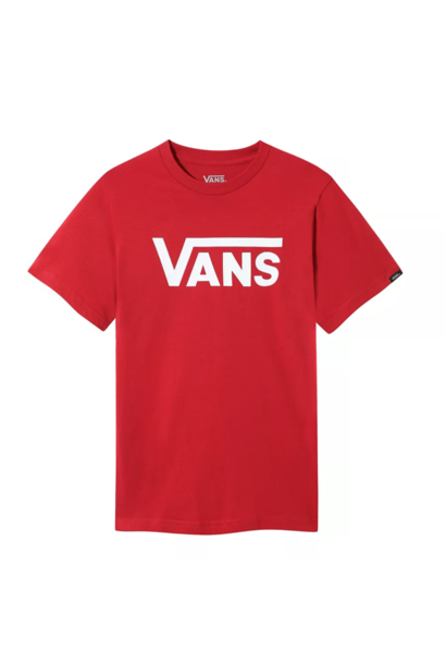 vans red and white shirt