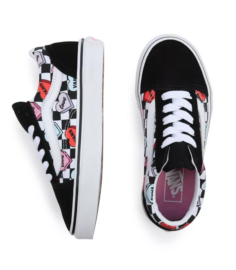 vans old skool heart shoes