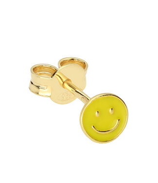 Selva Sauvage Oorbel smiley yellow