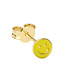 Selva Sauvage Oorbel smiley yellow