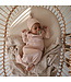 Mushie bassinet sheet fog