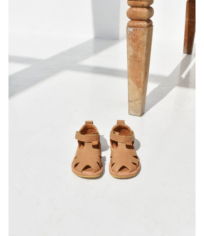 Du Loua Du Loua Berlin toddler leather sandals du eden nude