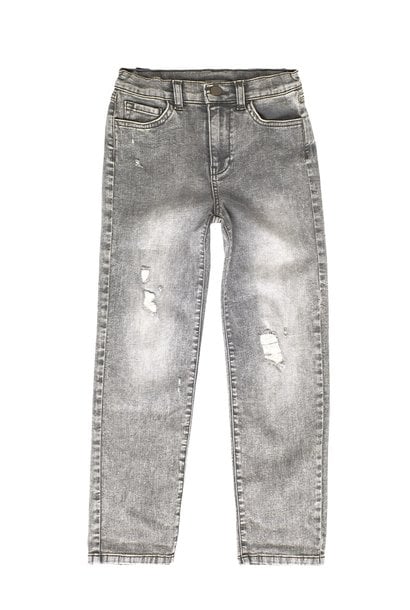 Ammehoela denim jeans ozzy mid grey washed