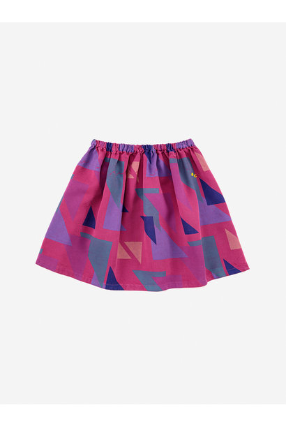 Bobo Choses kids skirt triangles all over print