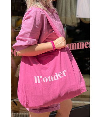 Wonder tas roze