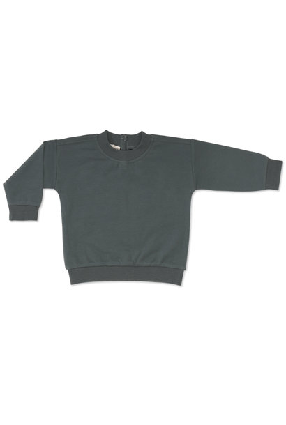 Phil & Phae baby sweater washed petrol