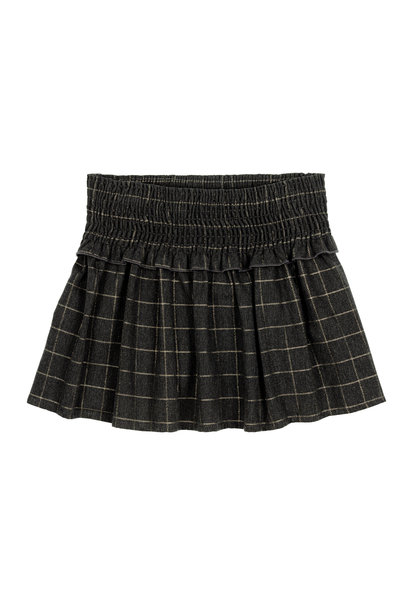 Charlie Petite skirt felice black check