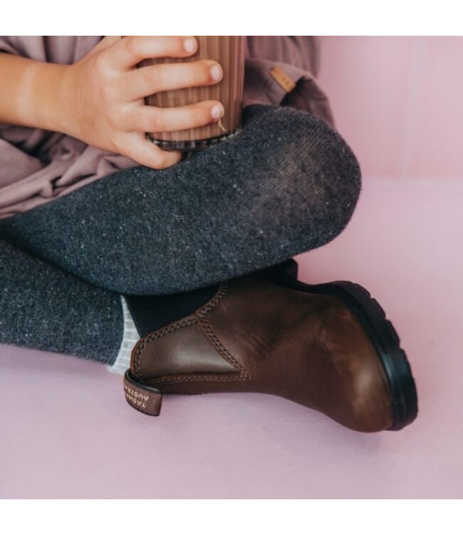Blundstone boots kids antique brown