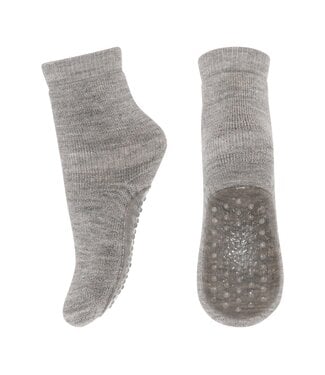 MP Denmark MP Denmark wool anti-slip socks light brown melange