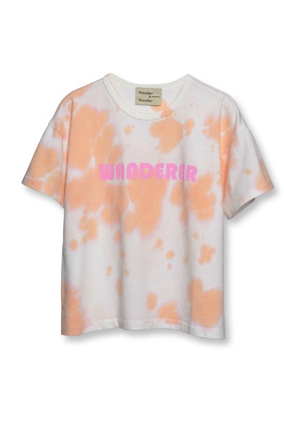 T-shirt wanderer tie dye peach