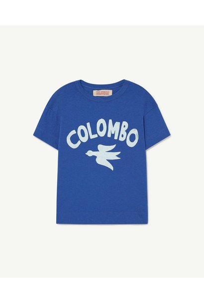 T-shirt deep blue rooster colombo