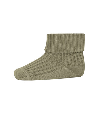 MP Denmark Socks rib cotton silver sage