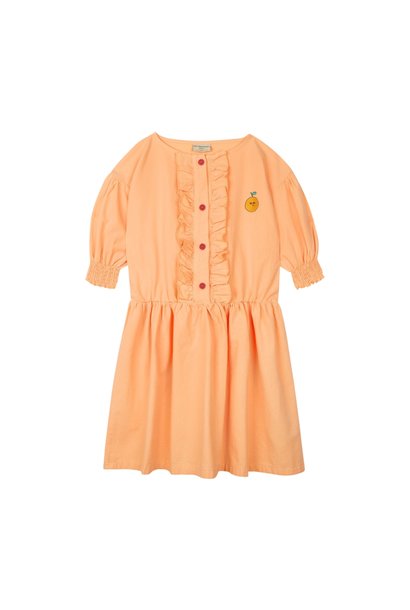 Dress peach orange