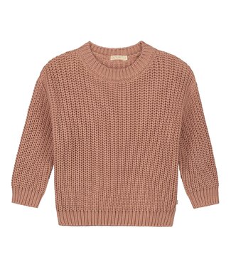 Yuki Chunky knitted sweater blush