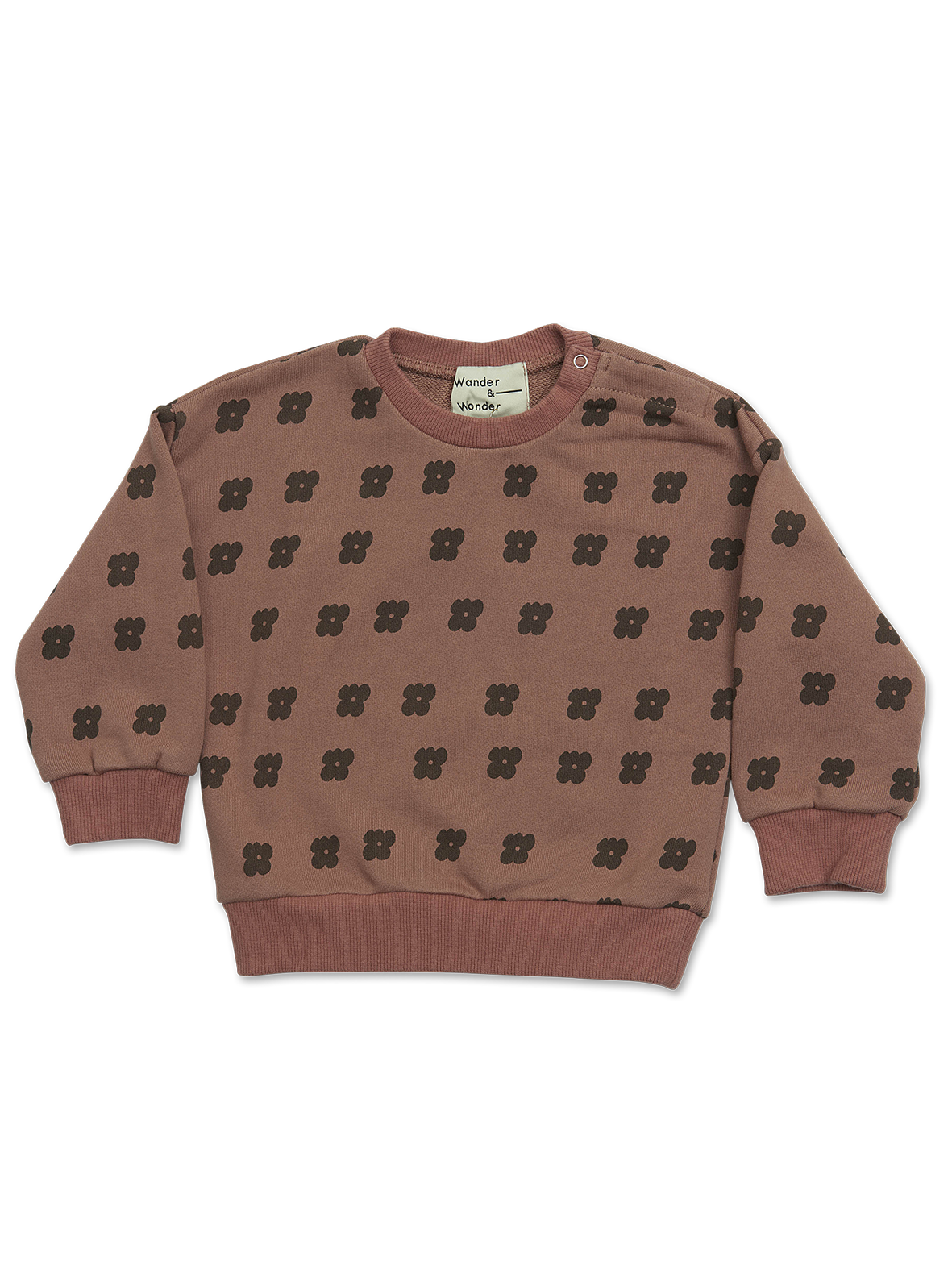 Wander & Wonder baby sweater cinnamon floral Wonder for kids