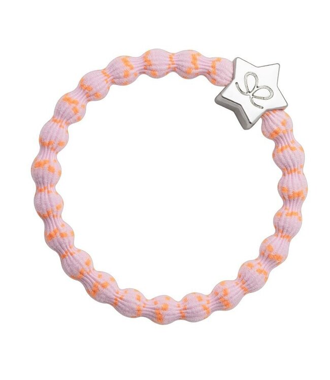 By Eloise By Eloise bangle band silver star orange pink