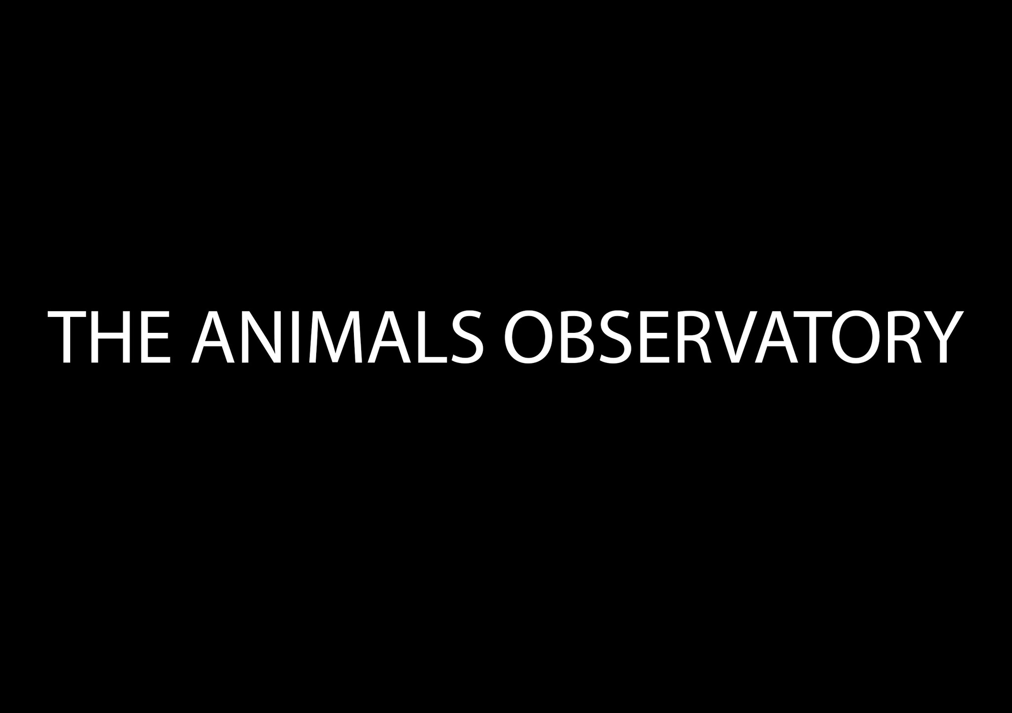 The Animals Observatory