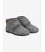 Enfant Enfant wool slippers velcro dark grey melange