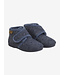 Enfant Enfant wool slippers velcro navy melange