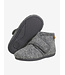 Enfant Enfant wool slippers velcro dark grey melange