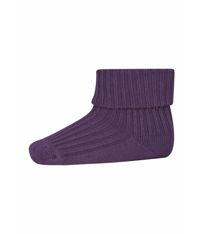 MP Denmark MP Denmark cotton rib baby socks patrician purple