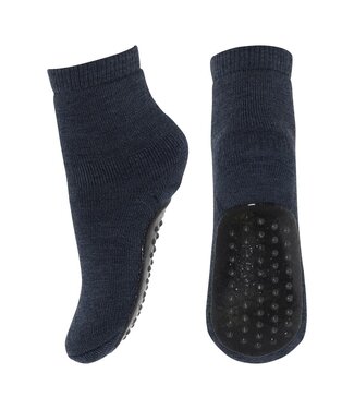 MP Denmark MP Denmark anti-slip socks wool dark denim melange