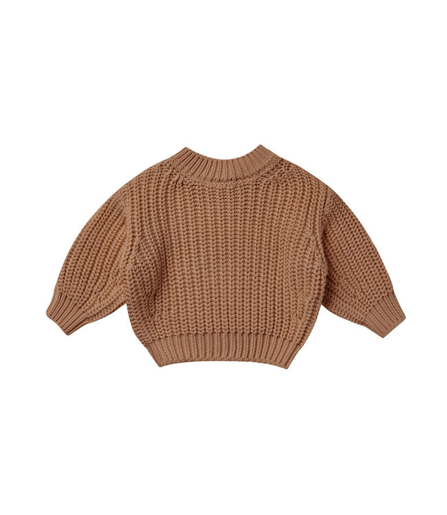 Quincy mae Quincy Mae knit sweater chunky cinnamon