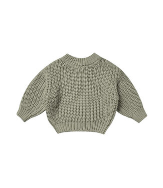 Quincy mae Quincy Mae knit sweater chunky basil